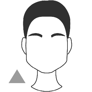 Forme de visage triangle